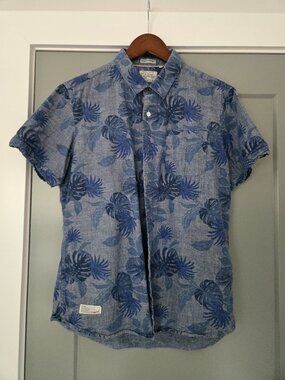 7 Diamonds Mens Short Sleeve button down shirt